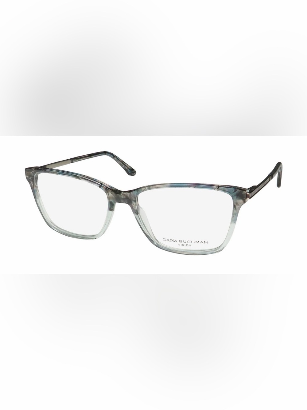 Dana Buchman Translucent Gray Eyeglasses with case